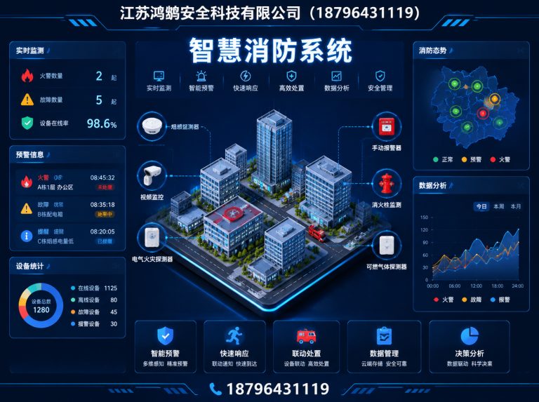 益阳消防通信指挥展示图