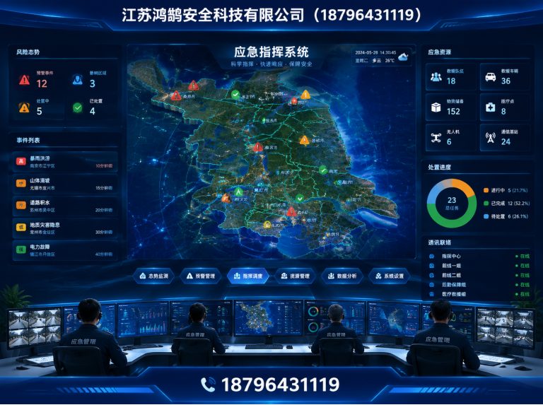 益阳应急指挥系统展示图